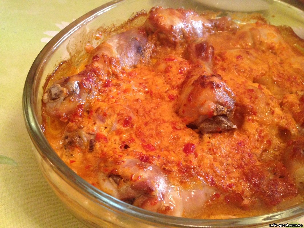 Куриные ножки в томатном соусе