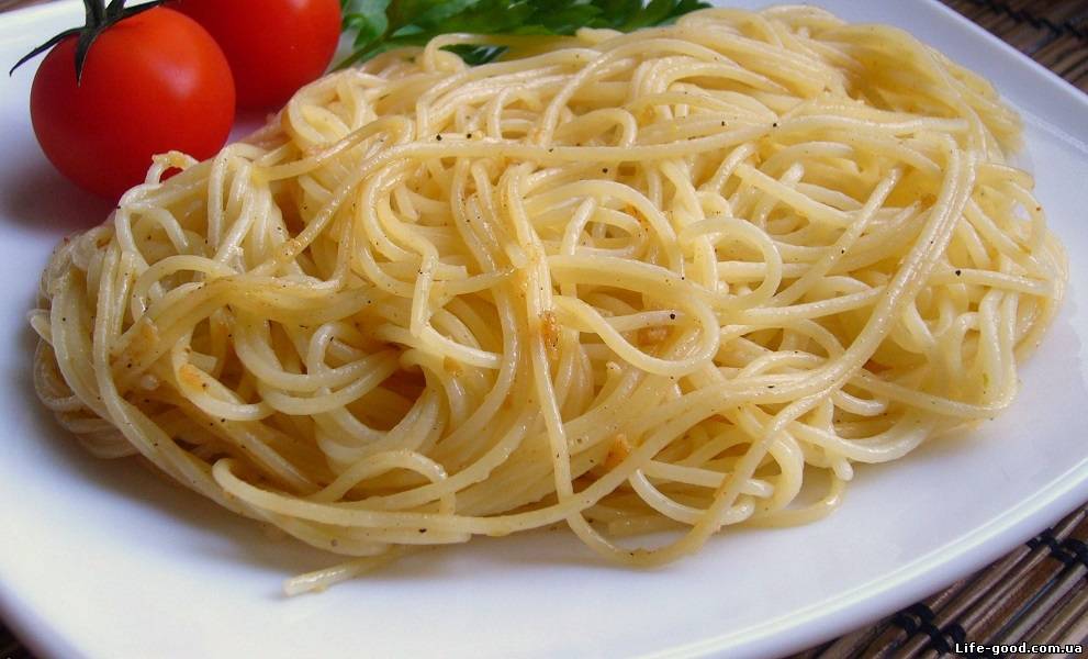 Спагетти с йогуртом